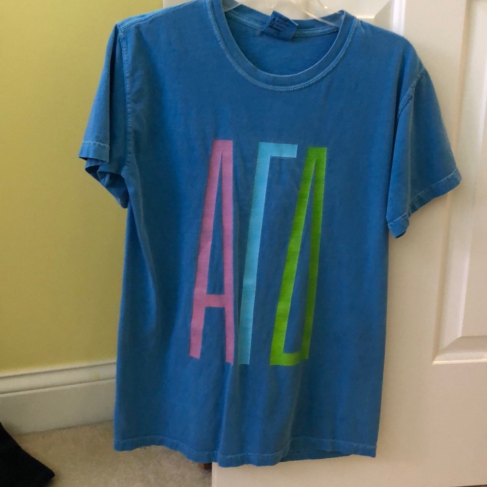 Alpha gamma delta comfort color shirt